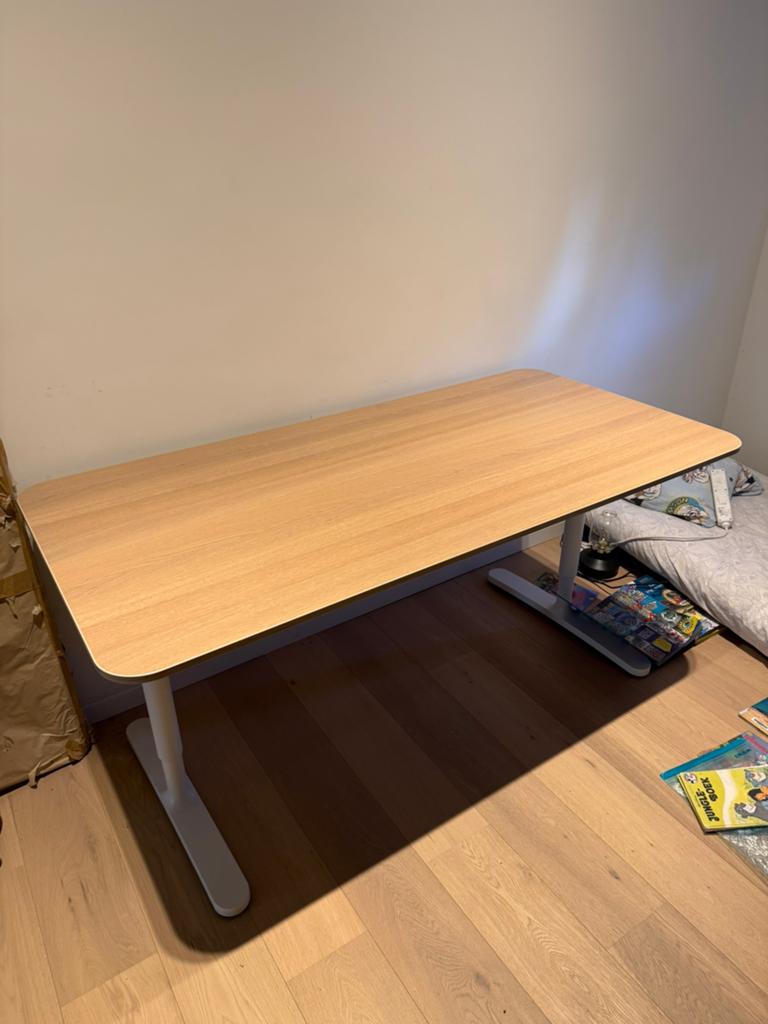Bureau ikea 160x80, Ophalen, Zo goed als nieuw, IKEA, Wit