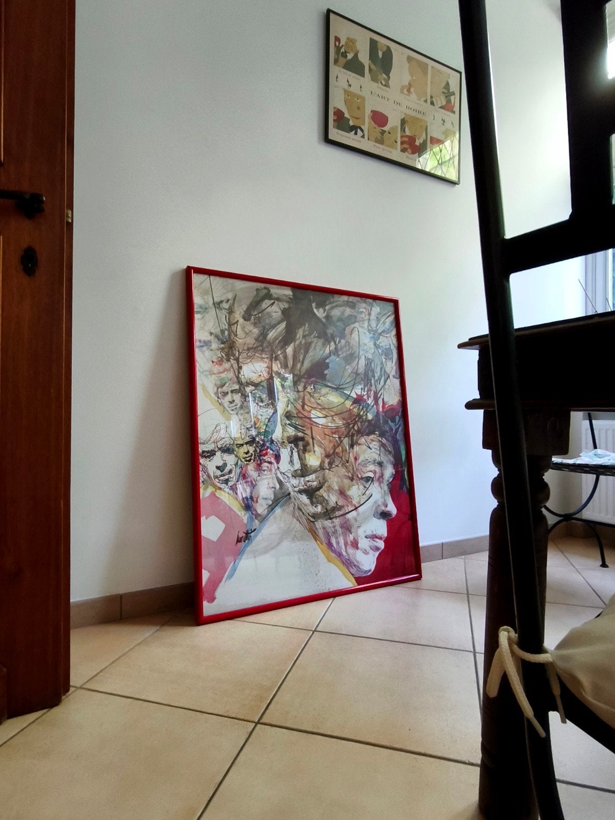 Schilderij van Jacques Brel, Antiek en Kunst, Ophalen