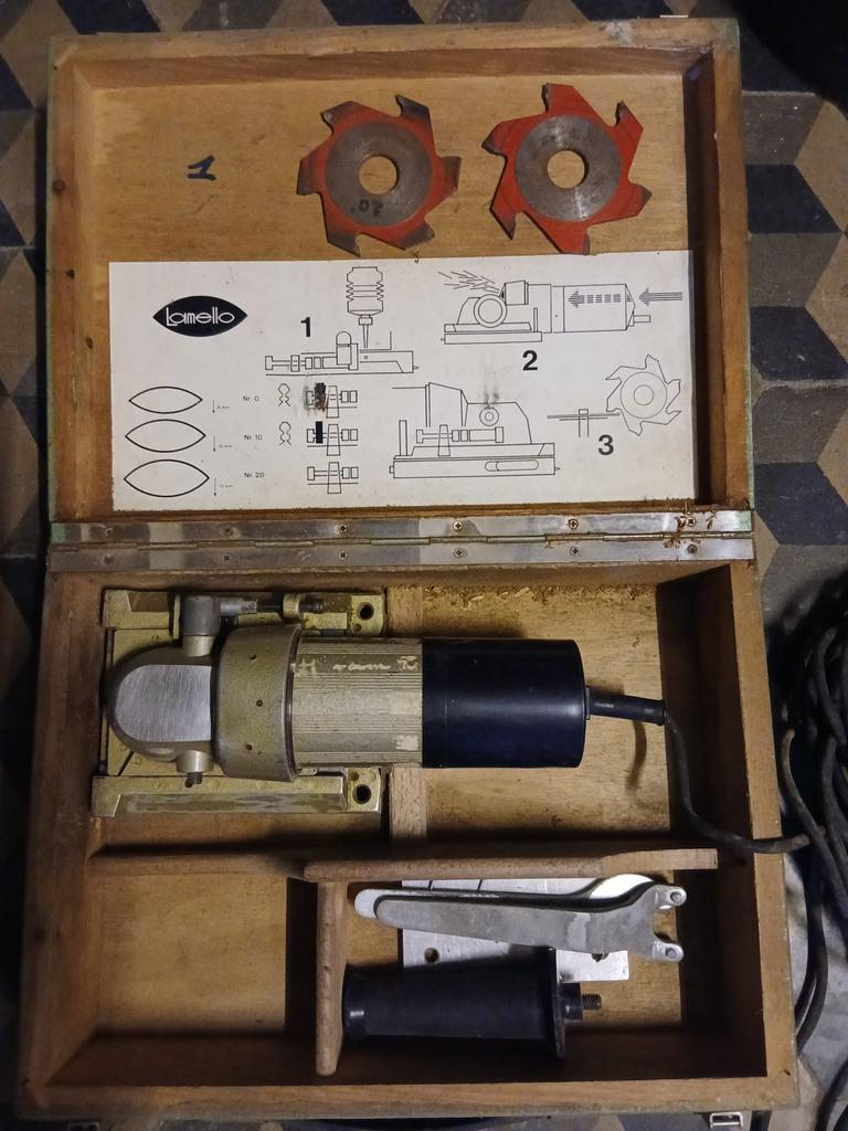 Freesmachine lamello, Ophalen, Gebruikt