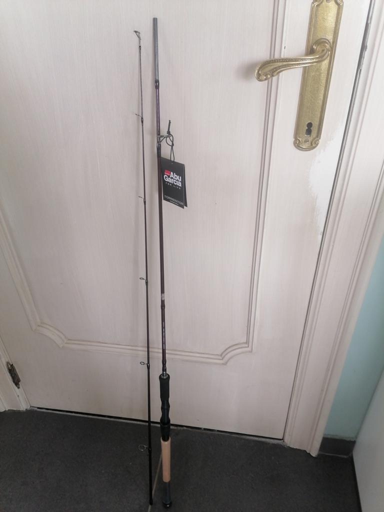 ABU GARCIA TORMENTOR SPIN, CARBON. NIEUW, Watersport en Boten, Ophalen of Verzenden, Nieuw, Werphengel