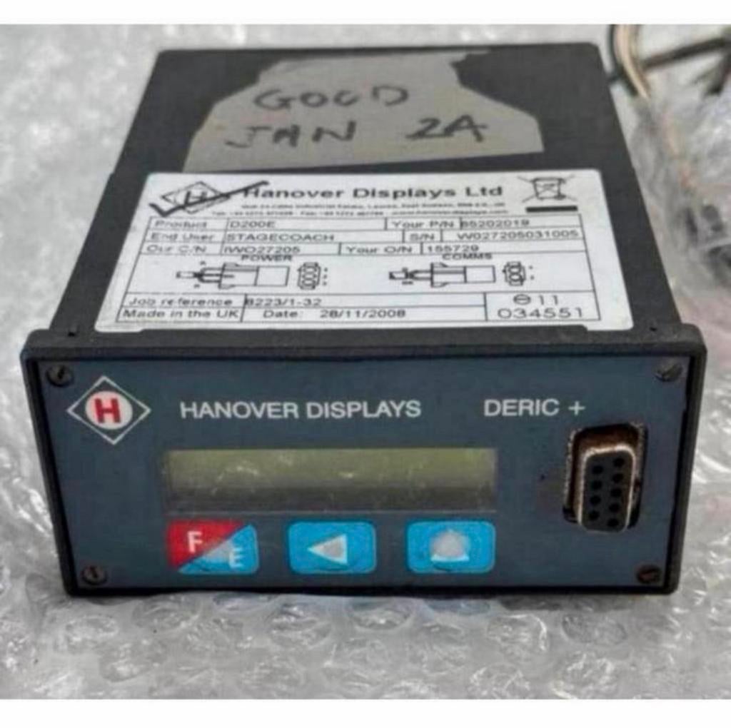 Hanover Displays Deric + D200E Controller regelaar scherm, Ophalen of Verzenden, Zo goed als nieuw