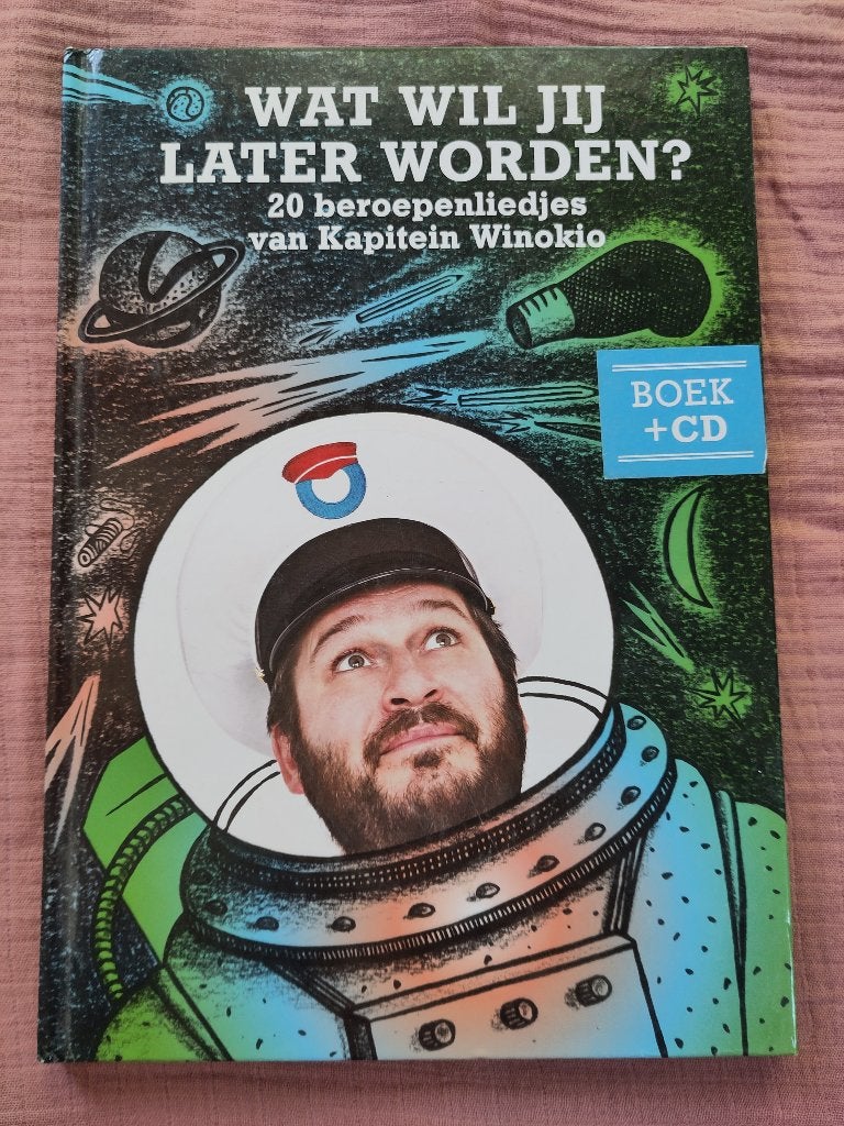 Kapitein Winokio Wat wil jij later worden boek cd, Ophalen of Verzenden, Zo goed als nieuw, Luisterboek