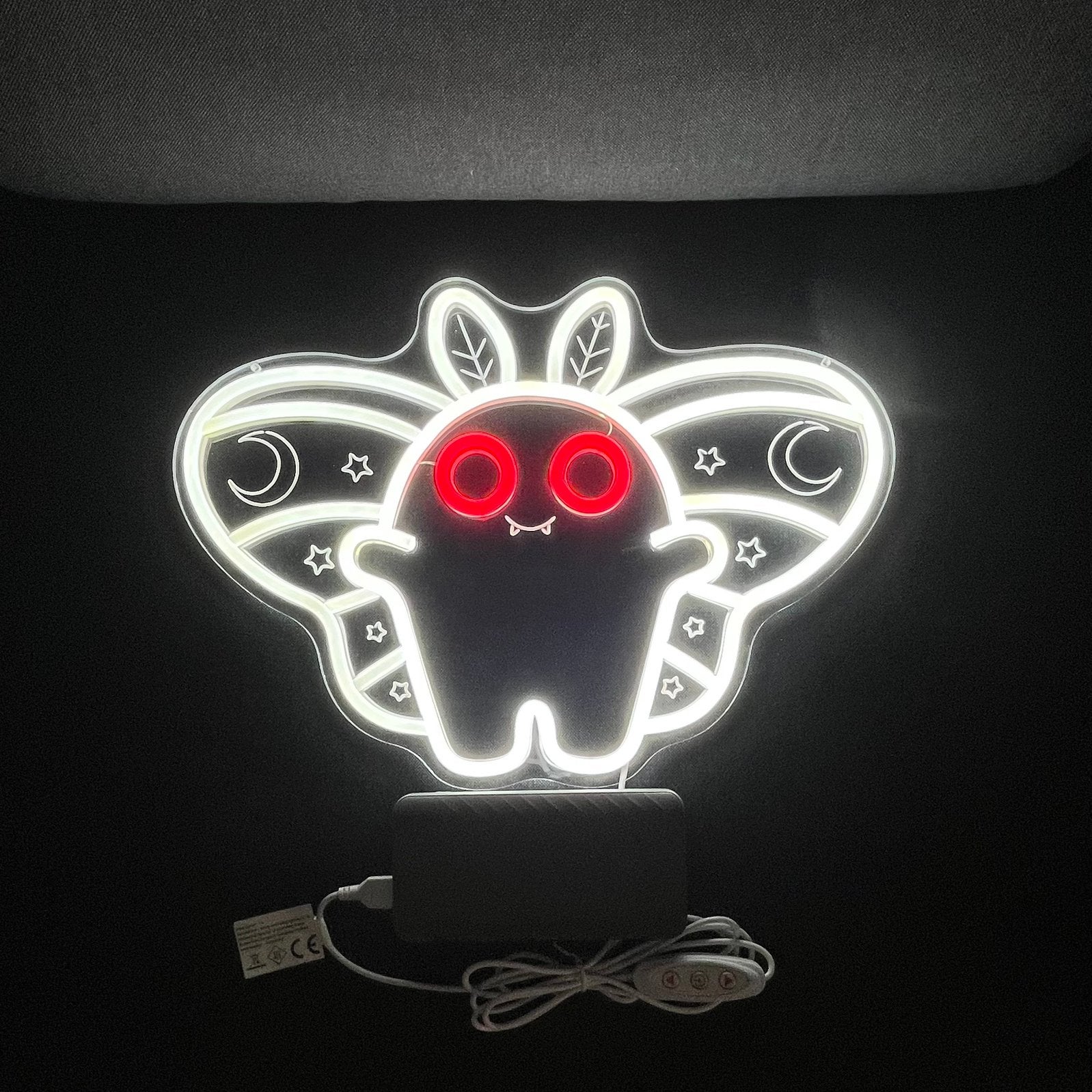 Lampe au néon Moth, Enlèvement ou Envoi, Neuf, Table lumineuse ou lampe (néon)