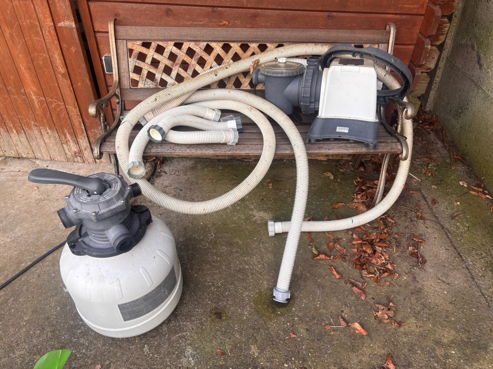 Intex zandfilter, Tuin en Terras, Zwembad-toebehoren, Ophalen, Zo goed als nieuw