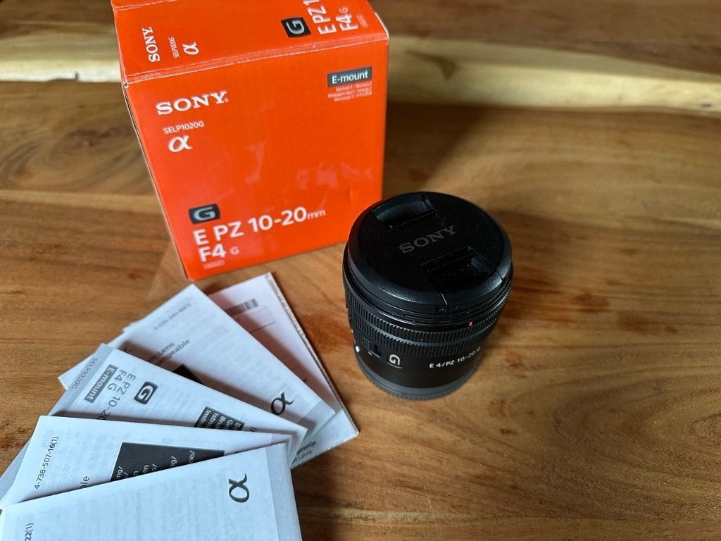 Sony SELP1020G 10-20mm, Sony E-mount, Gebruikt, Sony, Groothoeklens