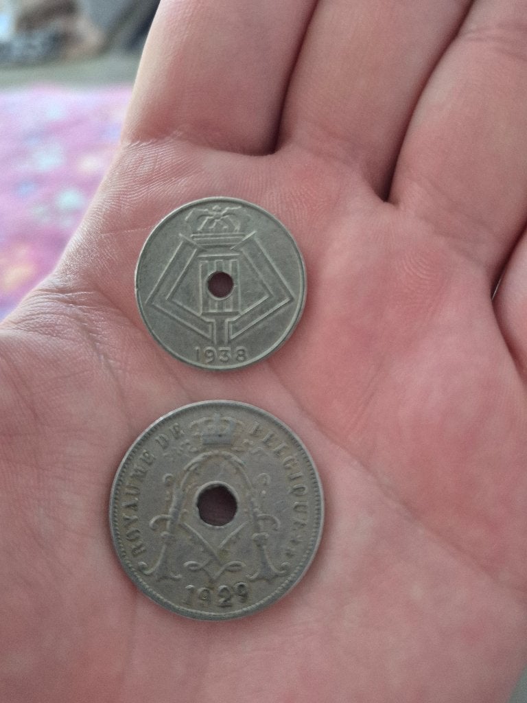 Oude munten 10 en 25 cent, Postzegels en Munten, Munten | België, Ophalen of Verzenden