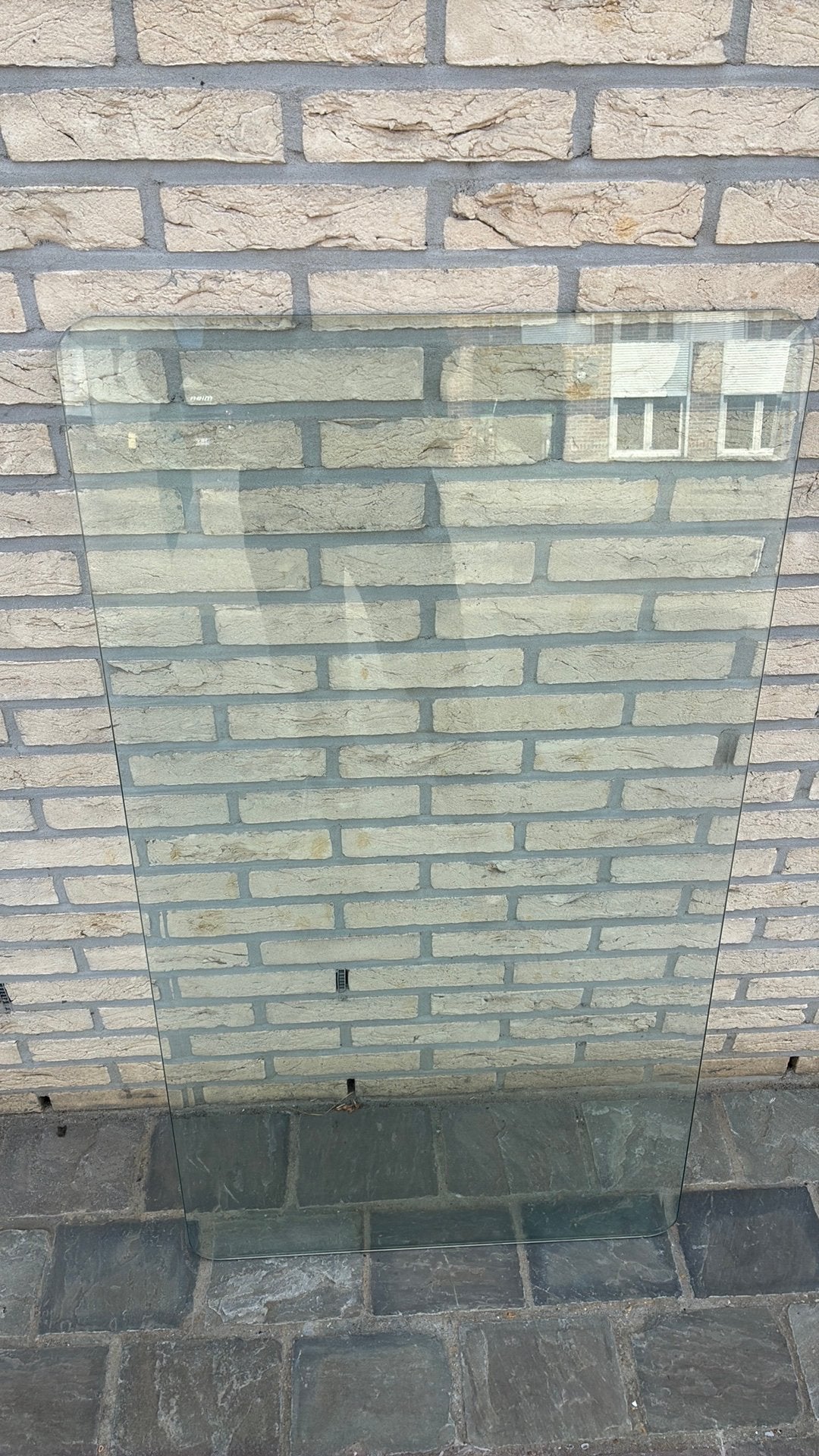 Tafelblad (glas), Doe-het-zelf en Bouw, Ophalen, Zo goed als nieuw, Minder dan 80 cm, 80 tot 120 cm