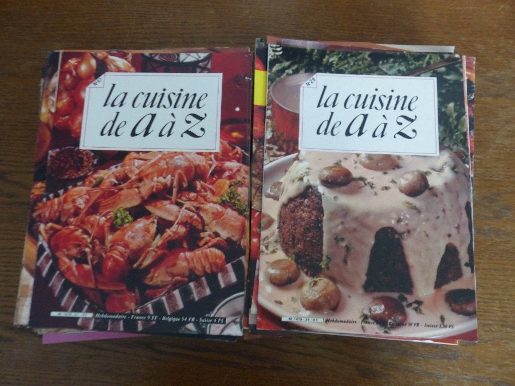 Magazines "La cuisine de A à Z", Livres, Entrées et Soupes, Cuisine saine, Enlèvement, Utilisé