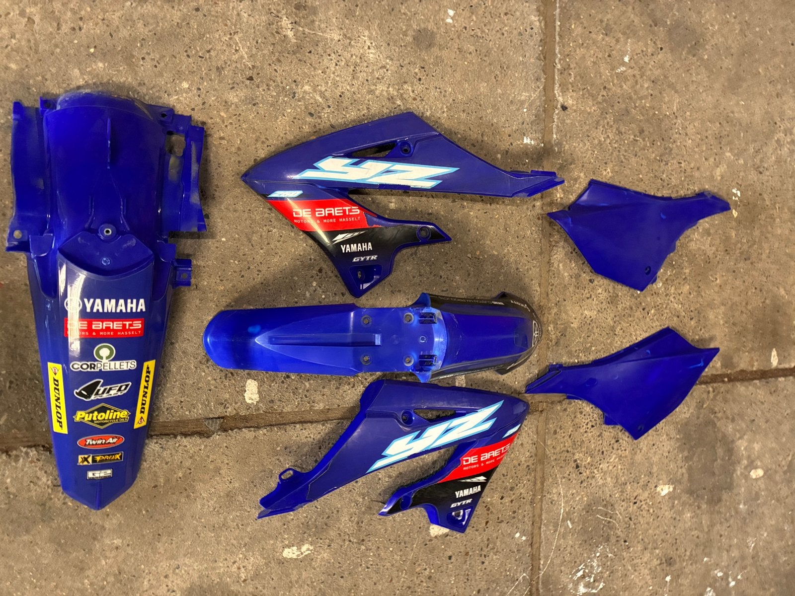 Spoiler setje voor Yamaha YZ 125/250 vanaf 2022., Ophalen