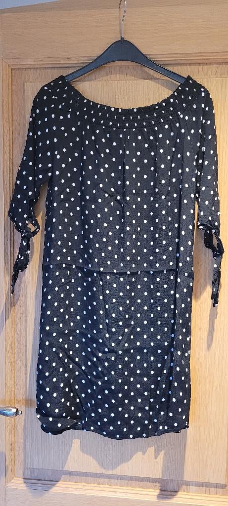 kleedje, Kleding | Dames, Jurken, Ophalen, Zo goed als nieuw, Maat 38/40 (M), Wit