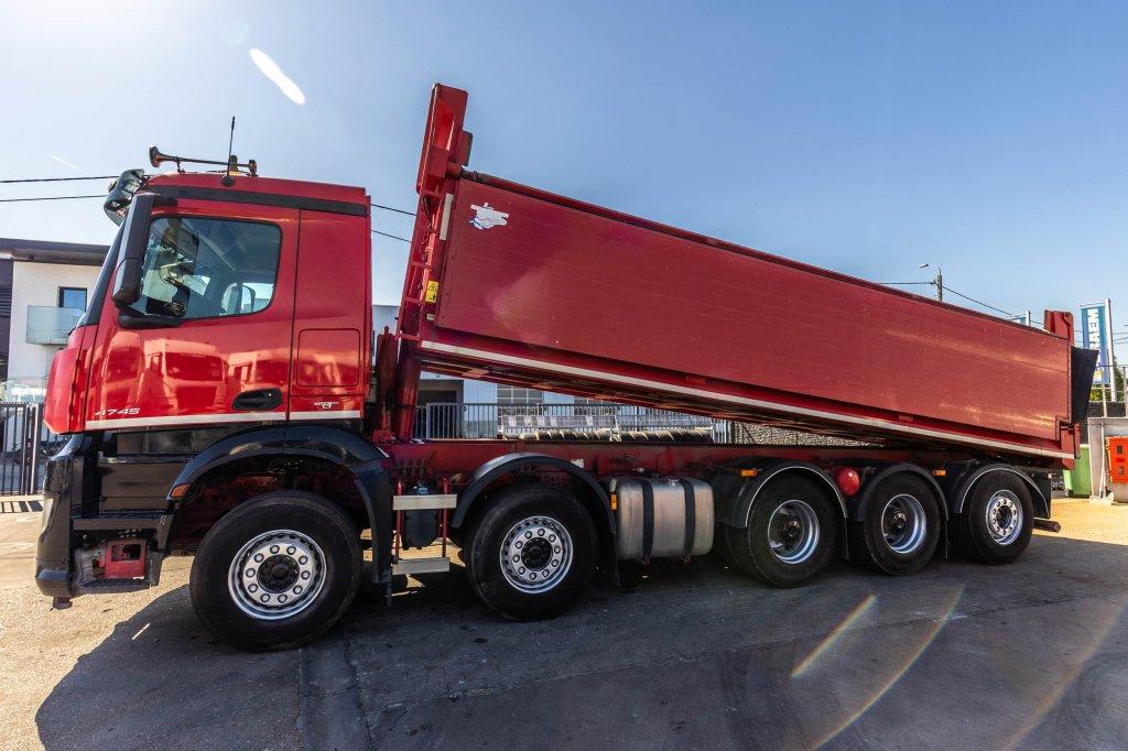 Mercedes-Benz AROCS 4745 L - 10x4 - 28 m3 (bj 2016), Auto's, Automaat, Achterwielaandrijving, Euro 6, Mercedes-Benz