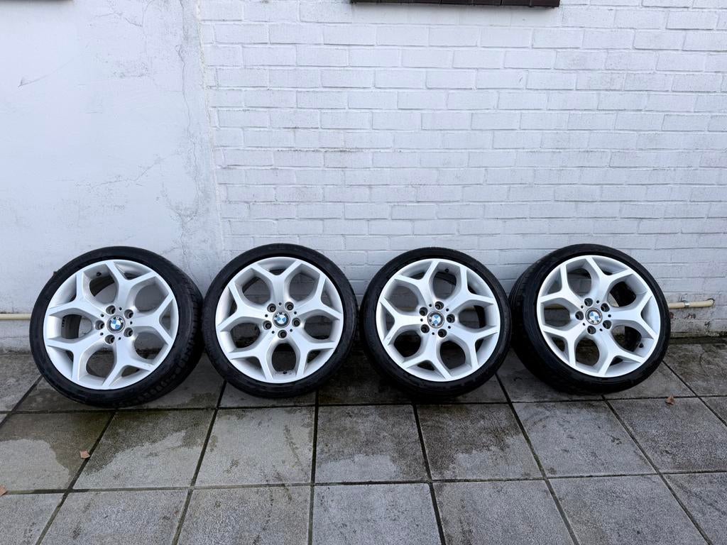 18” Y-Spaak BMW velgen met banden !, Ophalen, 18 inch, Banden en Velgen, Personenwagen