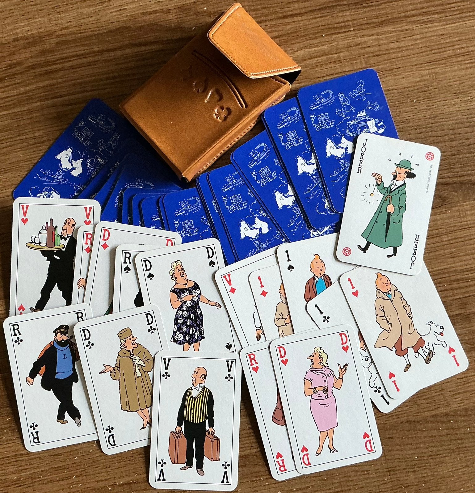 Jeu de cartes TINTIN, Collections, Enlèvement ou Envoi, Comme neuf, Carte(s) à jouer