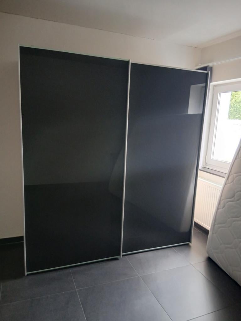 Zwart hoogglans Slaapkamer kast, Huis en Inrichting, Kasten | Kleerkasten, Ophalen