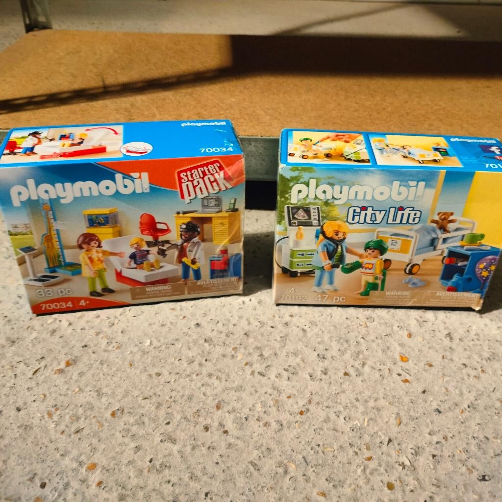 Playmobil dokters, Kinderen en Baby's, Ophalen of Verzenden, Gebruikt, Complete set