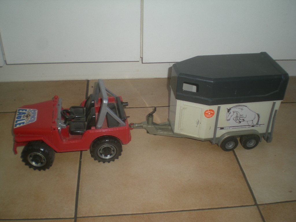 jeep + paardenkar bruder, Enlèvement ou Envoi, Utilisé