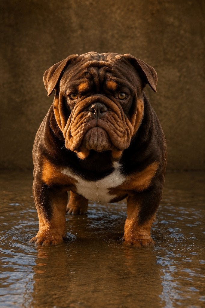 New English Bulldog dekreu, Dieren en Toebehoren, België, Fokker | Hobbymatig, Reu, 1 tot 2 jaar