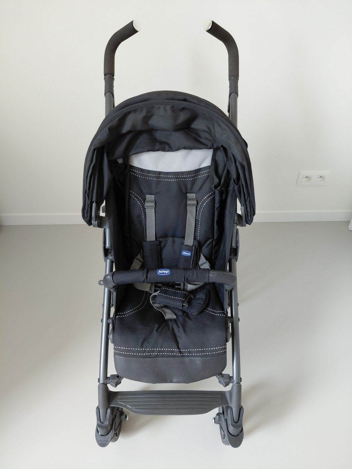 Chicco Liteway plooibuggy (inclusief voetenzak), Ophalen, Regenhoes