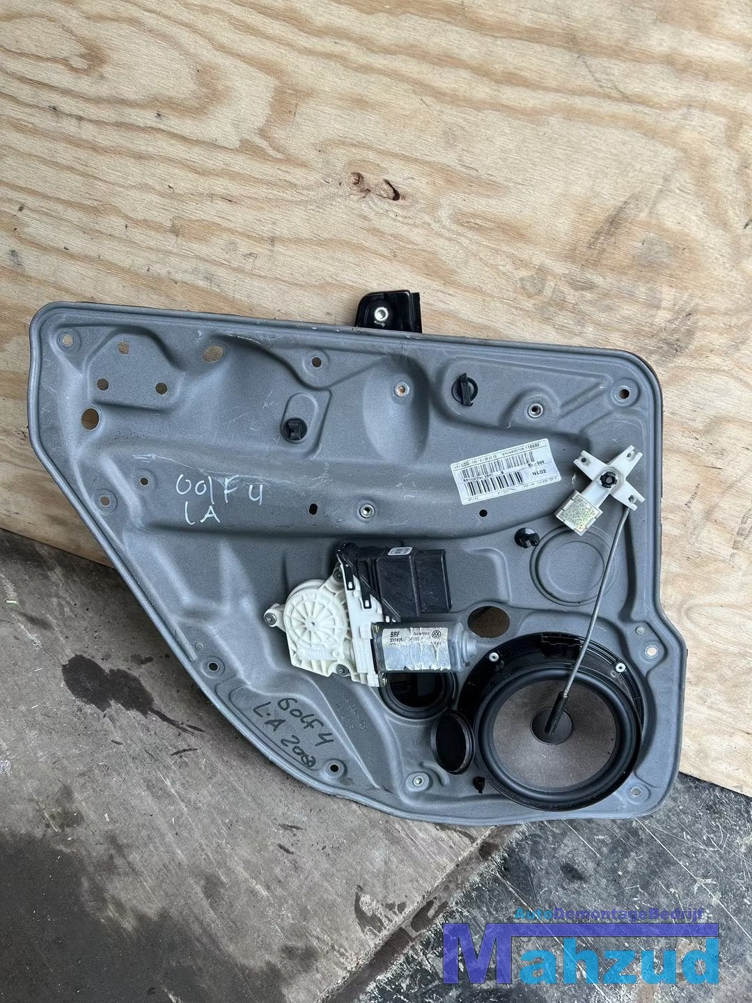 VW GOLF 4 Links achter raammechaniek raammotor 1998-2003, Volkswagen, Volkswagen AG, Vw@volkswagen.de, Utilisé