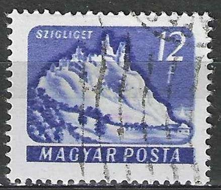 Hongrie 1960-1961 - Yvert 1335B - Châteaux (ST), Envoi, Affranchi