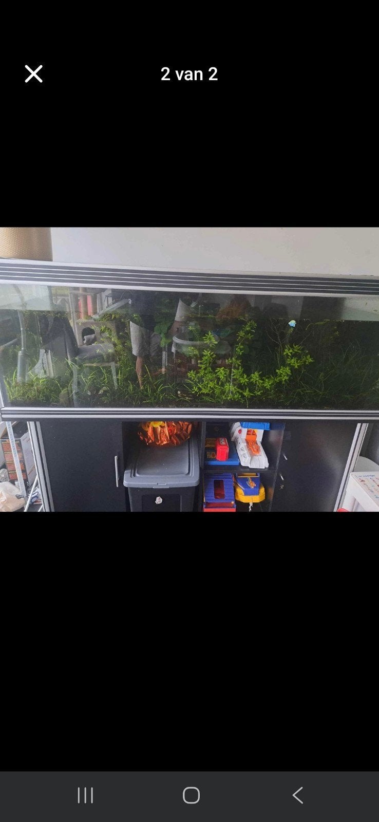 Grote visbak van 750l 1m80, Ophalen