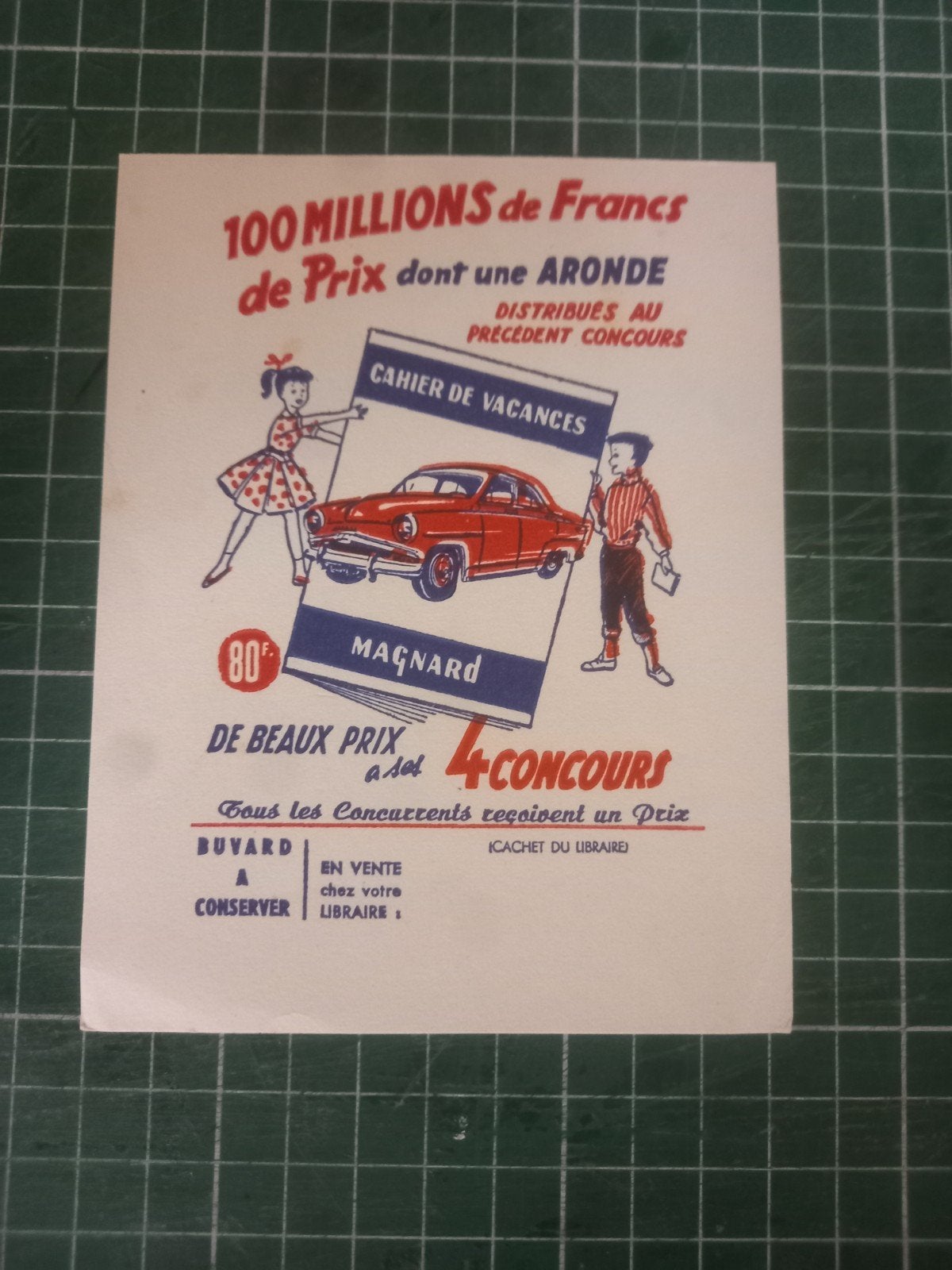 Livre de vacances Buvard Magnard, Enlèvement ou Envoi