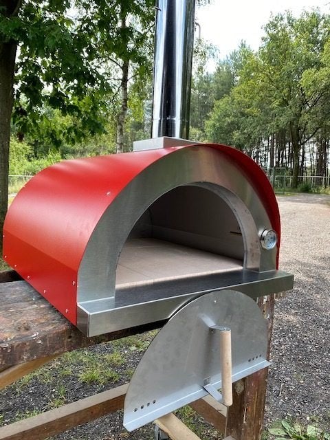Huren eens een  pizza oven op hout, Tuin en Terras, Pizzaovens, Ophalen, Gebruikt, Beek