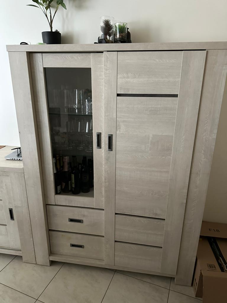 Eethoek met 6 stoelen, Ophalen