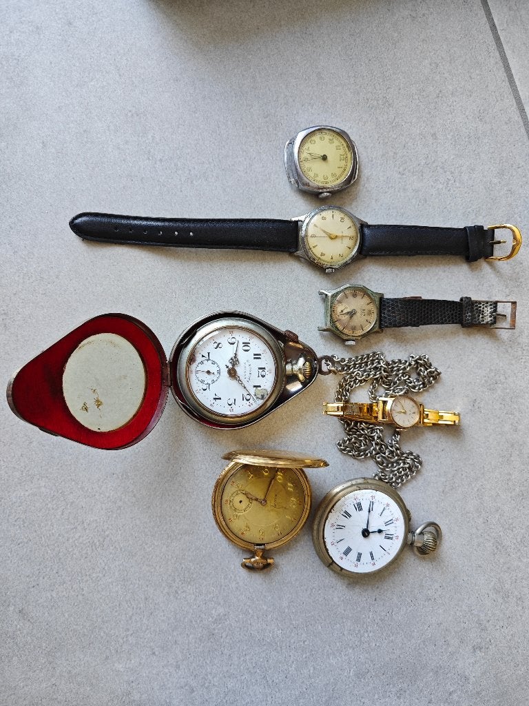 Oude horloges, Handtassen en Accessoires, Ophalen of Verzenden