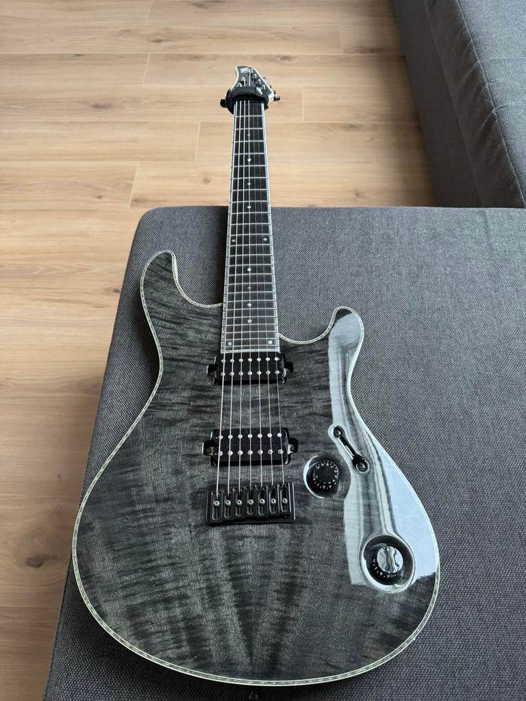 Mayones regius 7, Muziek en Instrumenten, Snaarinstrumenten | Gitaren | Elektrisch, Ophalen, Zo goed als nieuw