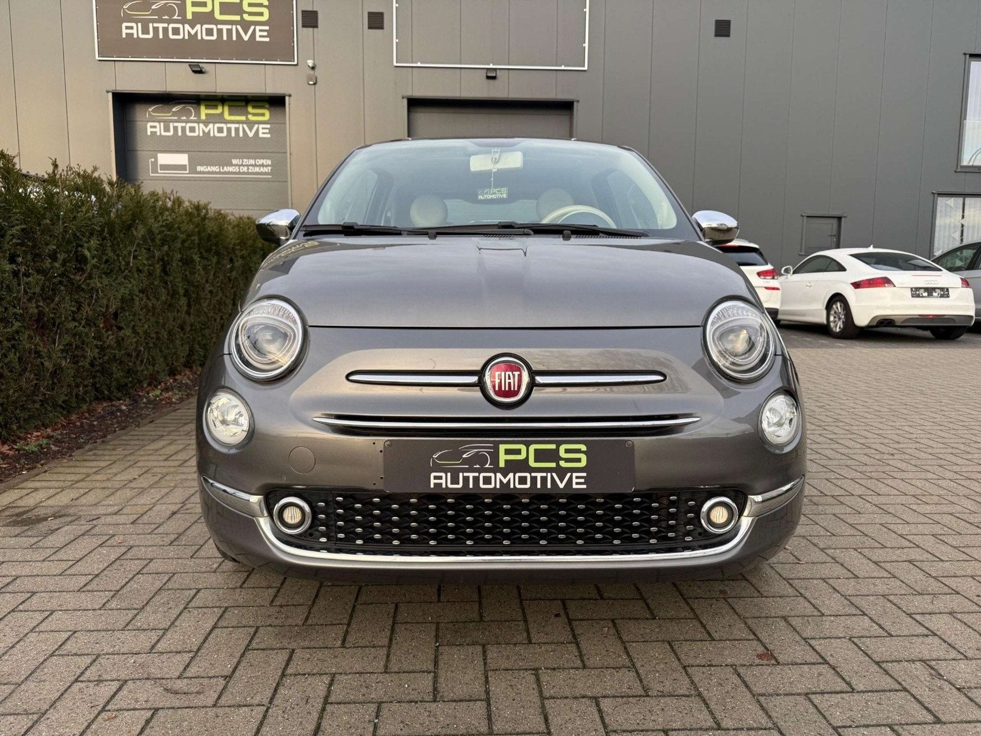 Fiat 500 1.2 Benzine / Panoramadak / 90.000 km / 2015 / 12 m, Autos, Fiat, 1242 cm³, Argent ou Gris, Achat, Entreprise