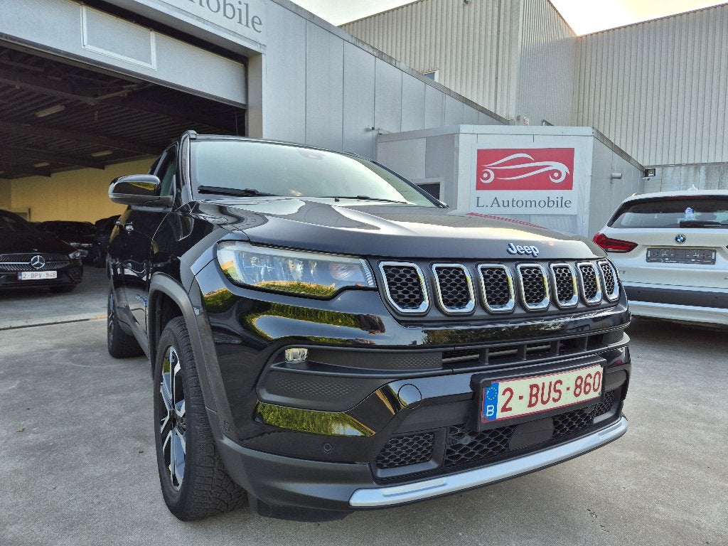 Jeep Compass 1.3 Turbo eAWD AUTO. PHEV HYBRID / 74.813 KM !, Automaat, Dealer onderhouden, Parkeerassistent, 4 cilinders