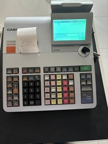 kassa Casio SE-S400, Enlèvement