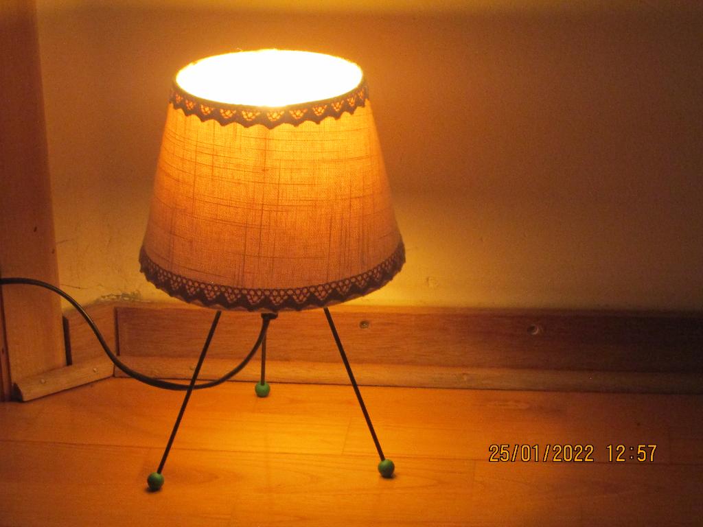 Lampe vintage décorative, Tissus, Moins de 50 cm, Vintage, Comme neuf