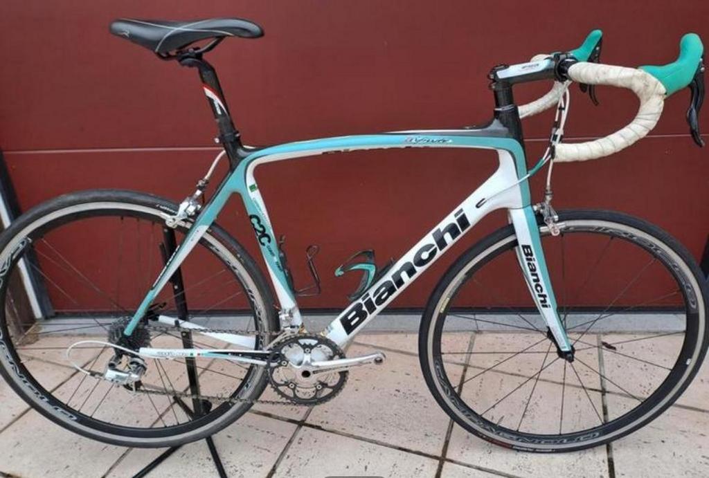Bianchi full carbone, Enlèvement, Comme neuf, Carbone