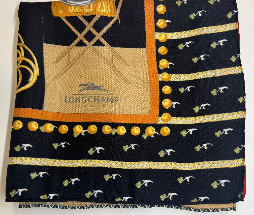 Longchamp Paris zijden foulard -100% zijde, Made in Italy, Vêtements | Femmes, Bonnets, Écharpes & Gants, Neuf, Écharpe, Taille 38/40 (M)