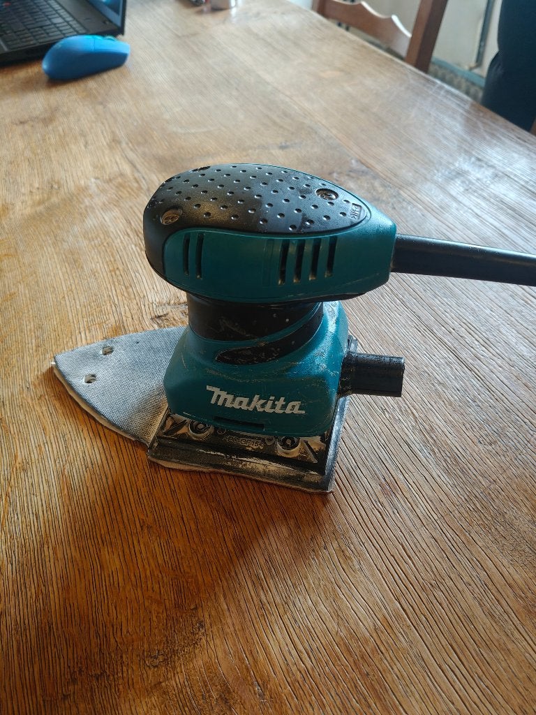 Vlakschuurmachine Makita BO4565, Bricolage & Construction, Outillage | Ponceuses, Enlèvement ou Envoi, Utilisé, Ponceuse orbitale