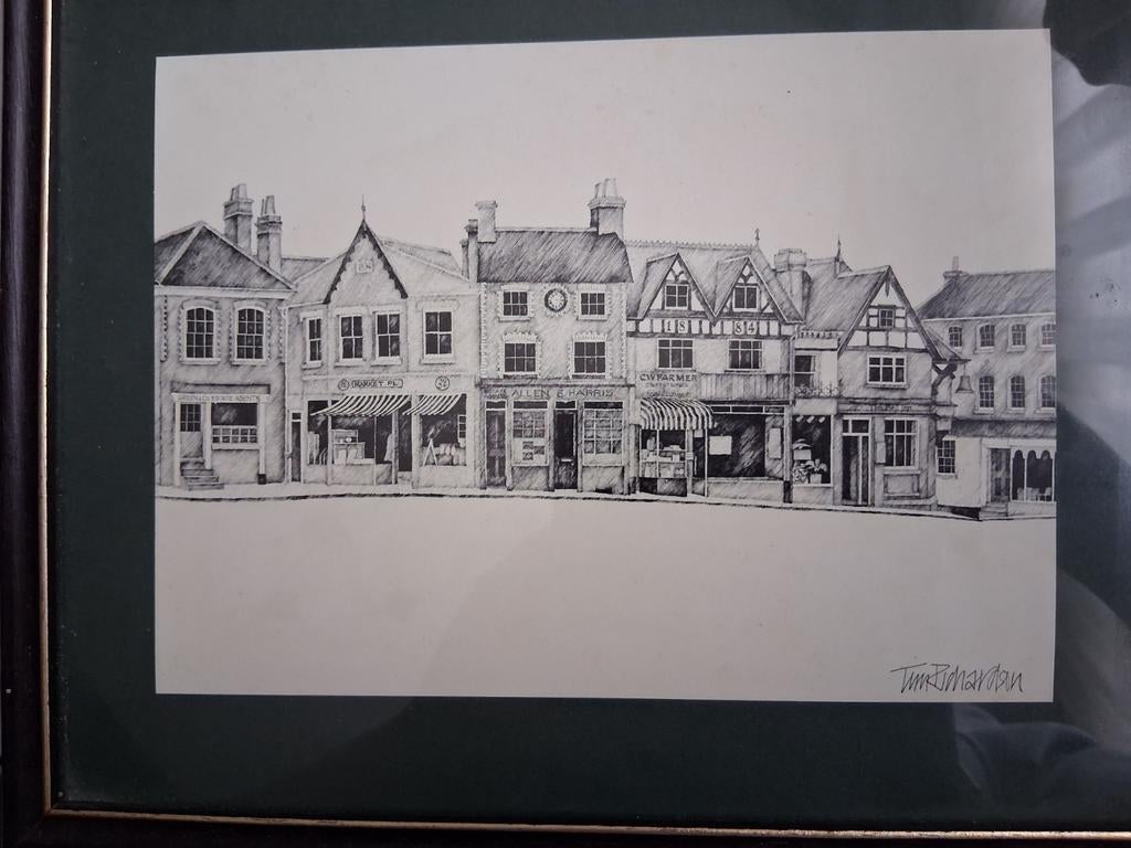 Schets tekening tim Richardson, Antiek en Kunst, Ophalen