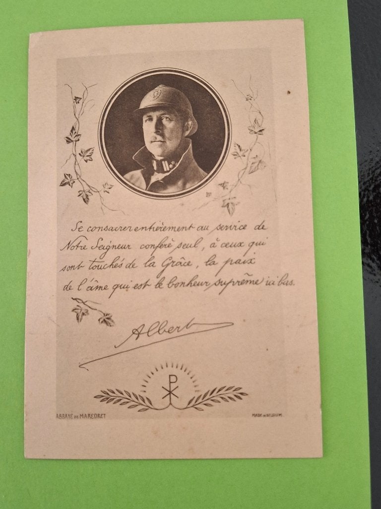 doods prentje Koning Albert I, Verzenden, Gebruikt, Kaart, Foto of Prent