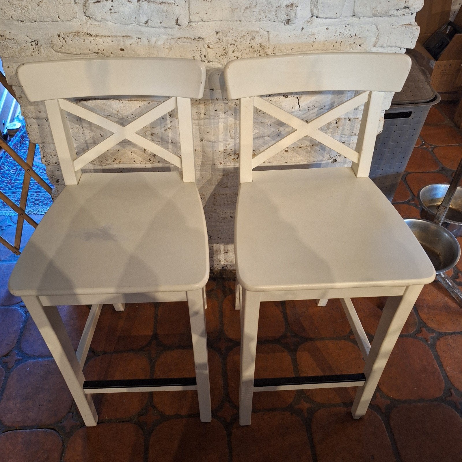 ikea barkruk, Ophalen