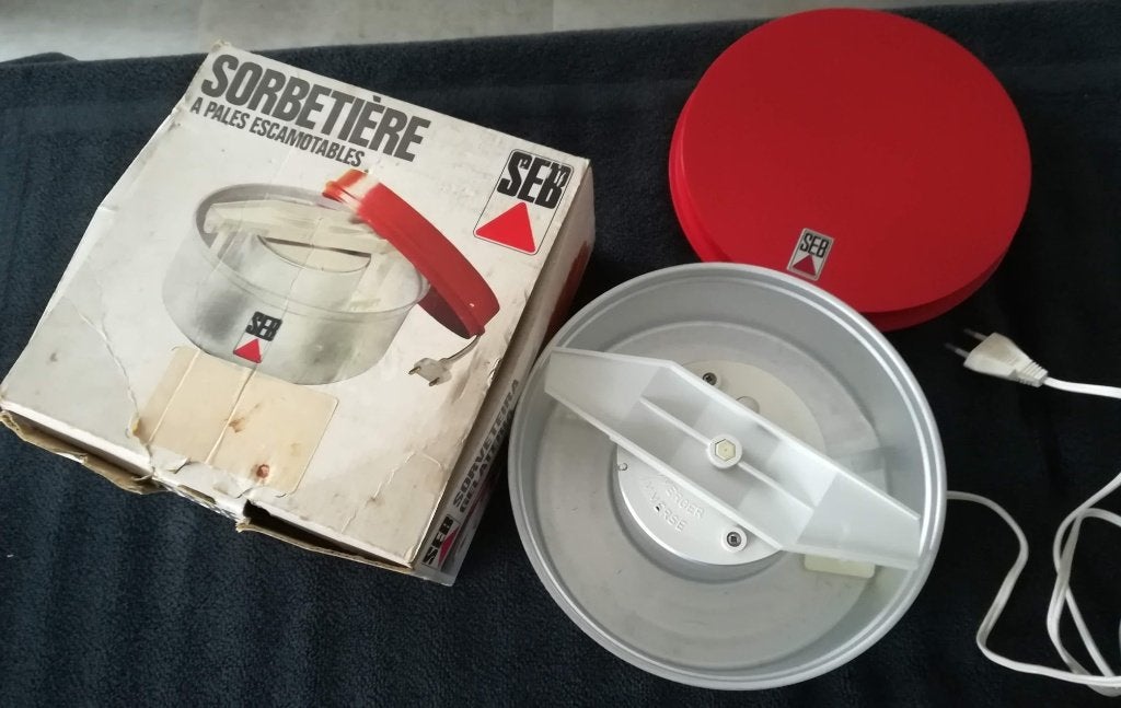 Seb elektrische ijsmachine en sorbetmaker, Electroménager, Machines à glace, Utilisé, Enlèvement ou Envoi