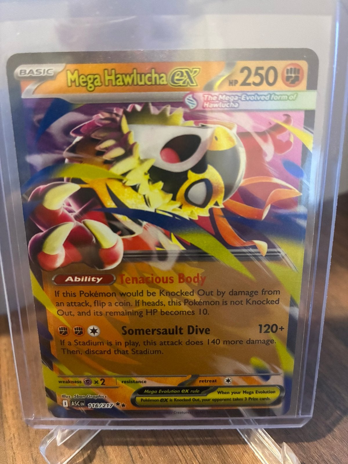 Pokémon mega hawlucha ex ascended heroes, Enlèvement ou Envoi, Comme neuf, Booster