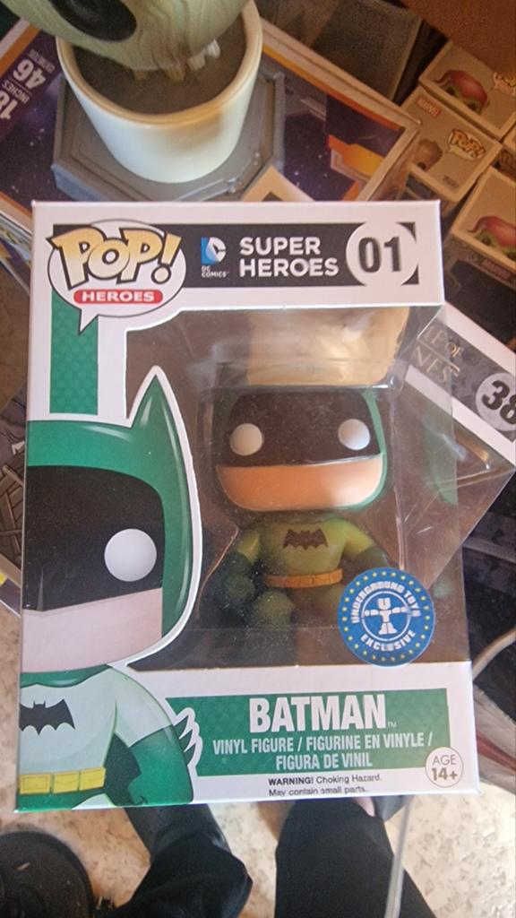 Funko Pop Super Heroes 01 Batman Green Édition Limitée, Collections, Enlèvement ou Envoi