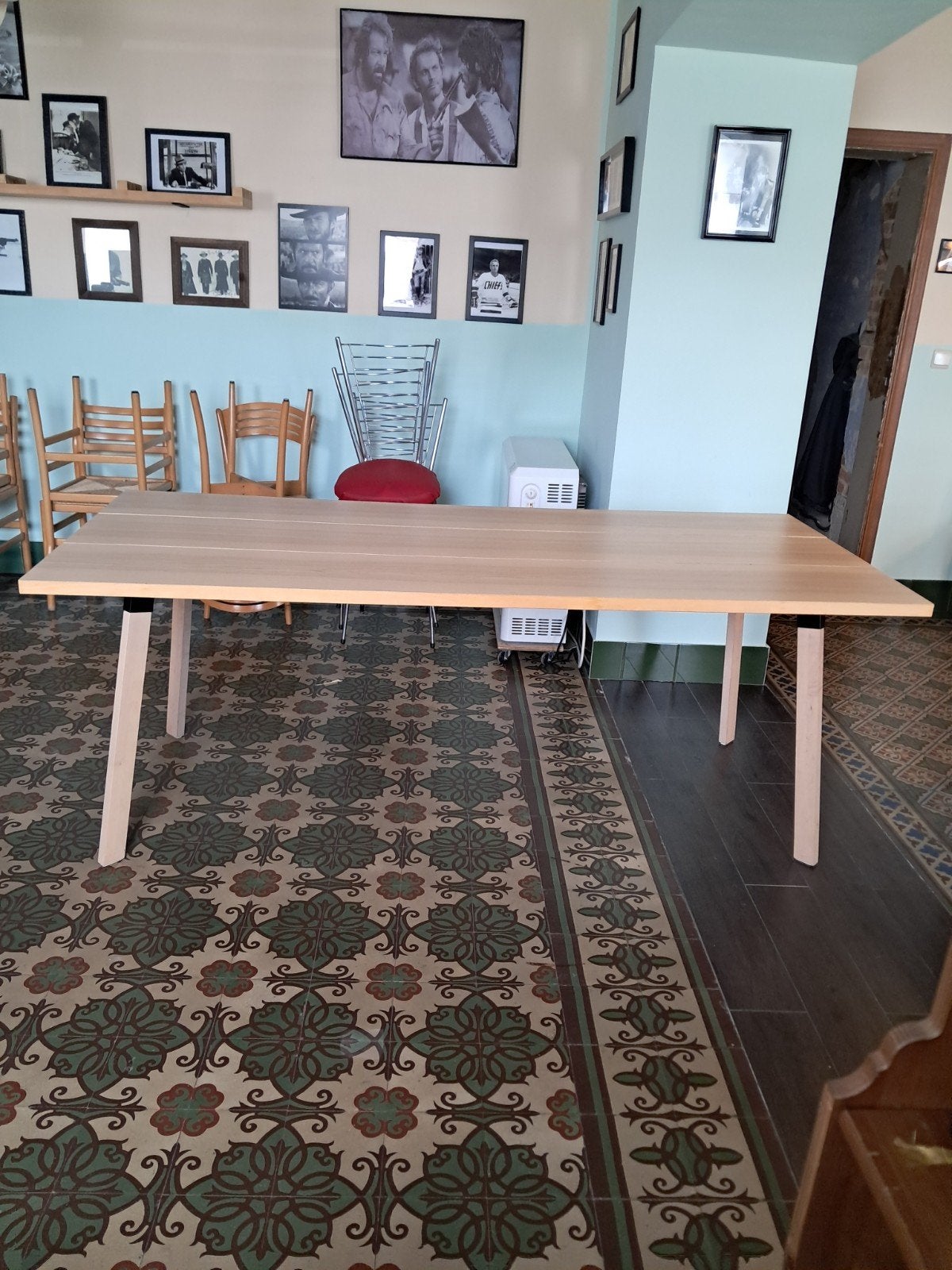 Table bois 2 m sur 90 cm, Enlèvement, Bois
