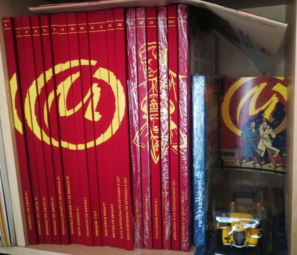Blake et Mortimer 1à18 (Toilée)+ bonus + sarcophages Açoka, Livres, BD, Edgard P. Jacobs, Série complète ou Série, Comme neuf