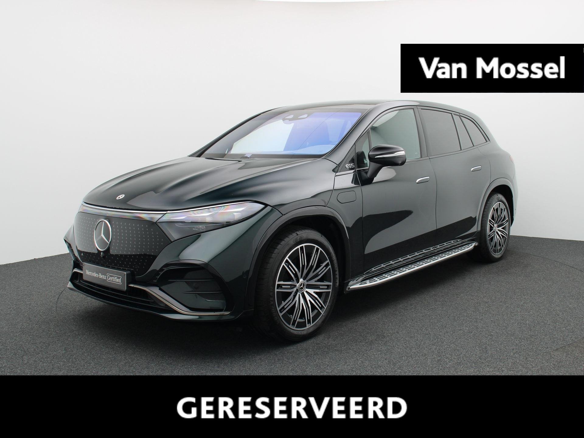 Mercedes-Benz EQS SUV 450+ AMG Line + NAPPA + PANO + HEAD UP, Auto's, Achterwielaandrijving, Gebruikt, Leder, 5 zetels