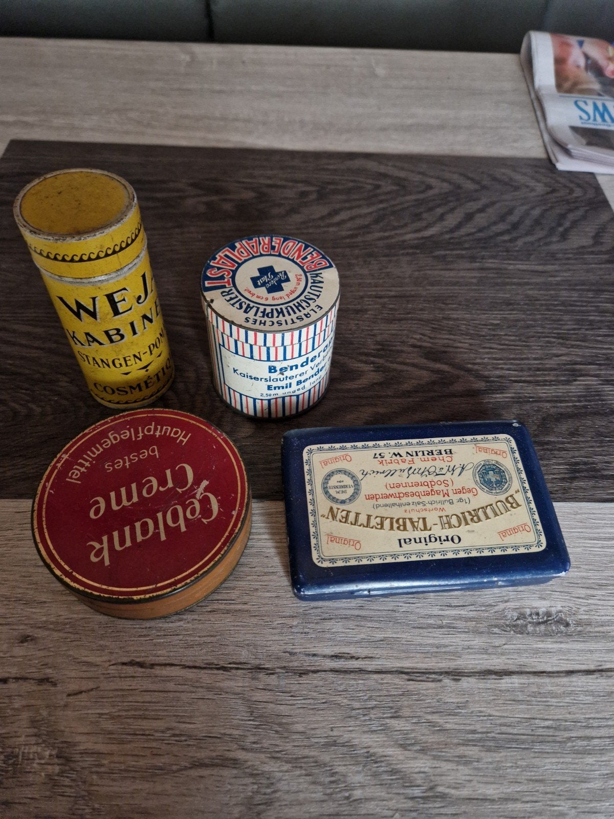 ww2 lotje oude blikjes leeg, Verzamelen, Militaria | Tweede Wereldoorlog, Ophalen of Verzenden