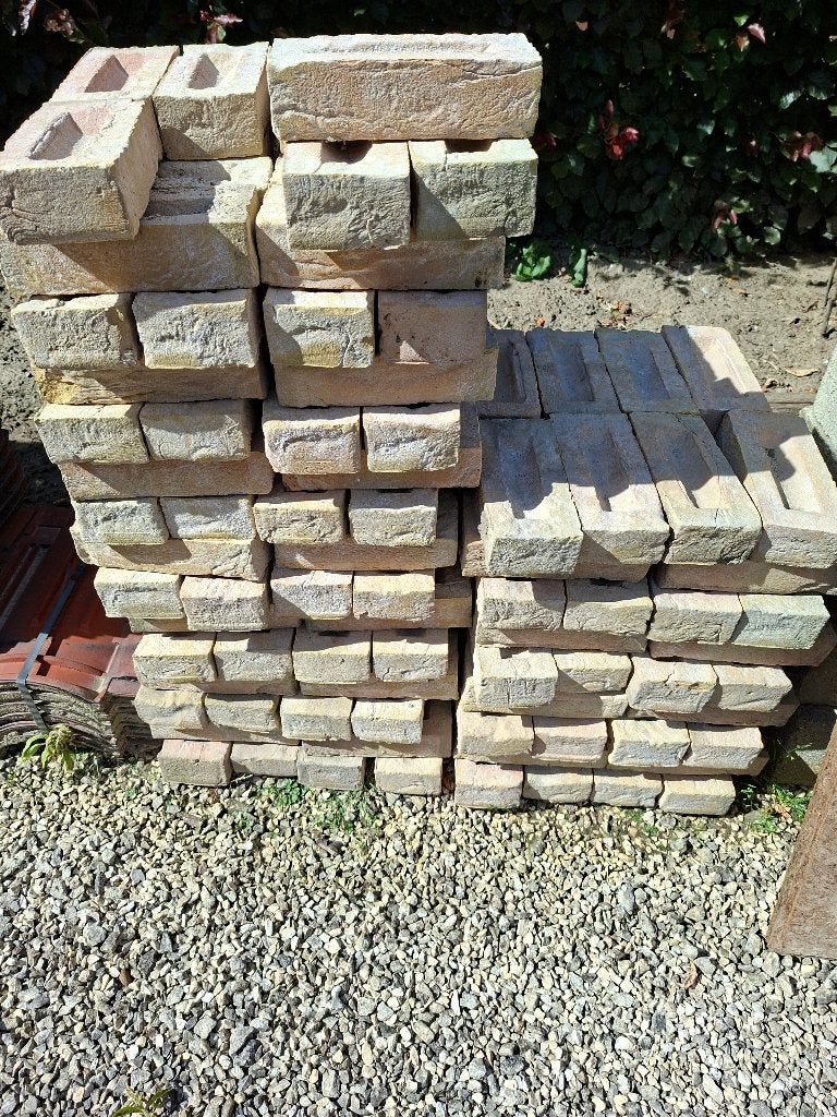 Gevelstenen strobloem, Doe-het-zelf en Bouw, Metselstenen, Ophalen, Nieuw, Overige typen