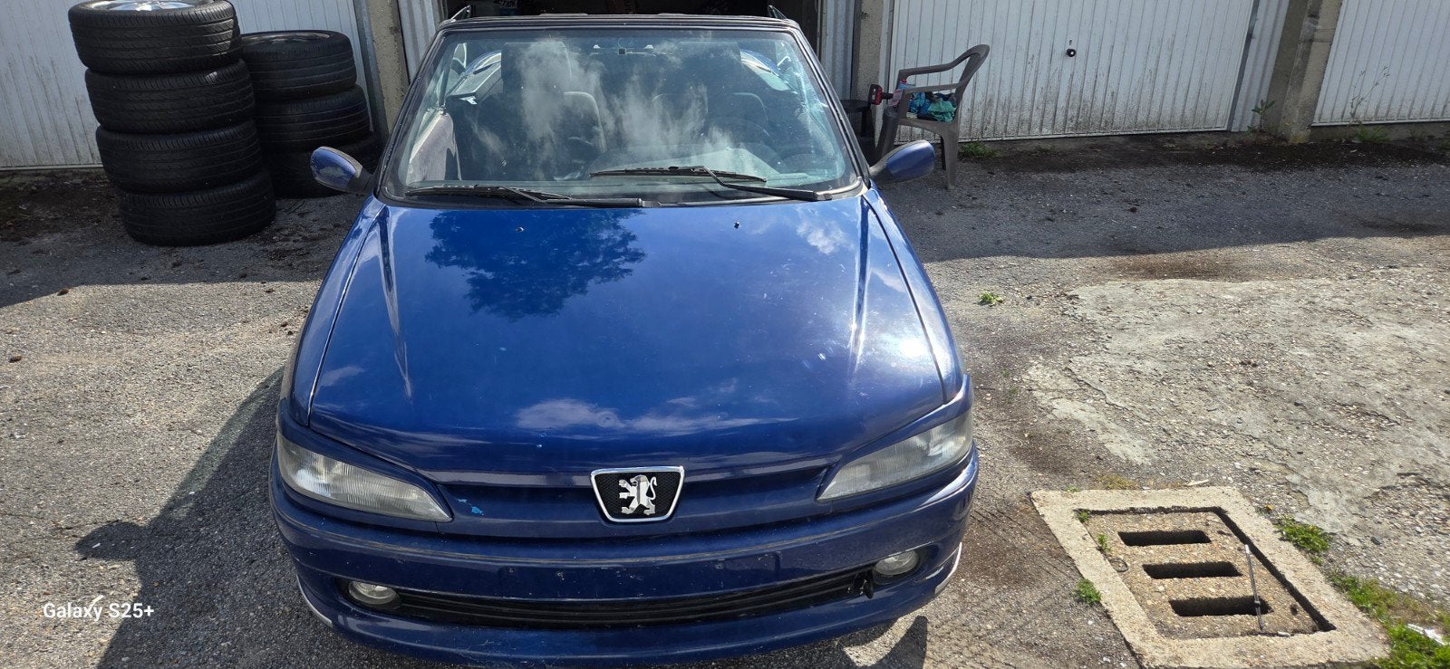 Peugeot 306 cabrio 1.6 benzine  65kw, Auto's, Stof, Zwart, 1600 cc, Handgeschakeld