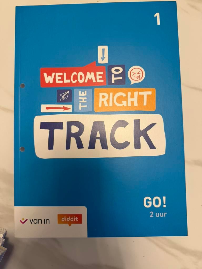 Welcome to the right track 1 Vanin - nieuw!, Boeken, Ophalen, Nieuw, Engels